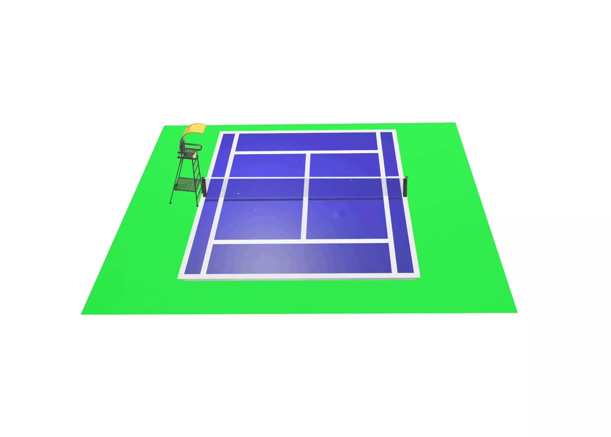 tennis court 3D model