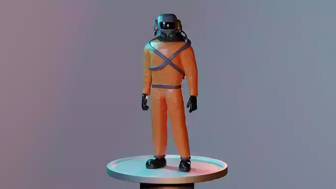 Lethal Company Scavenger - HD Edition 3D model