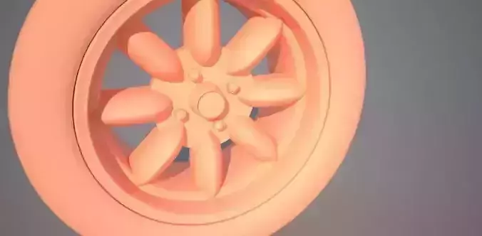 Chevy Yenko wheel printable 3D print model