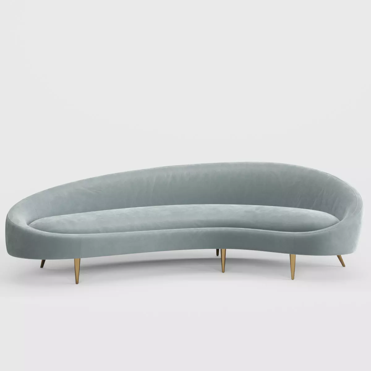 Ethe rCurved Sofa by Jonathan Adler 3D model_0