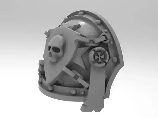 Black Tamplier Pauldron