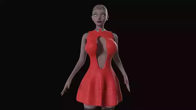 Floksi woman in dress