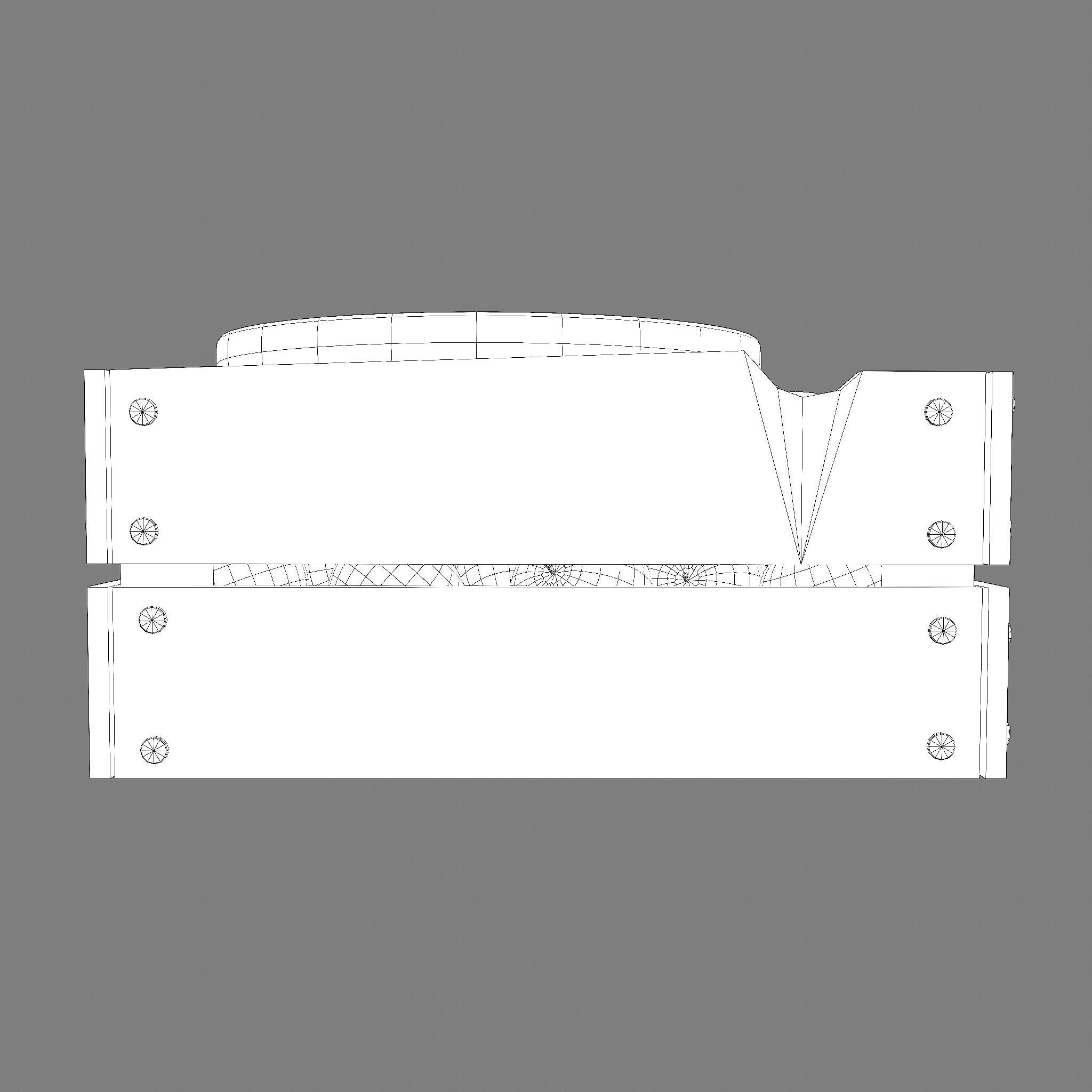 Apples and Horns Crate Low-poly 3D model_36