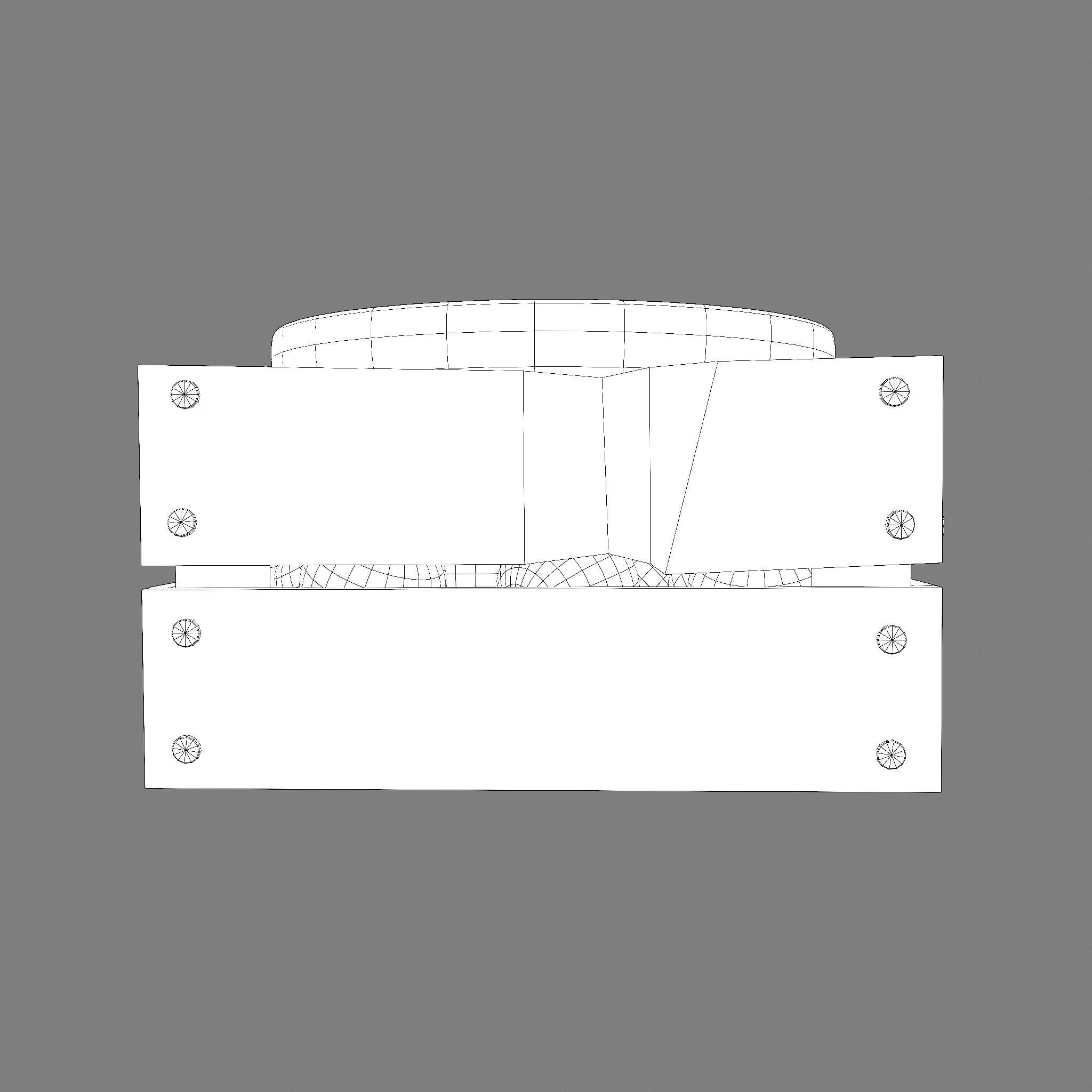 Apples and Horns Crate Low-poly 3D model_37