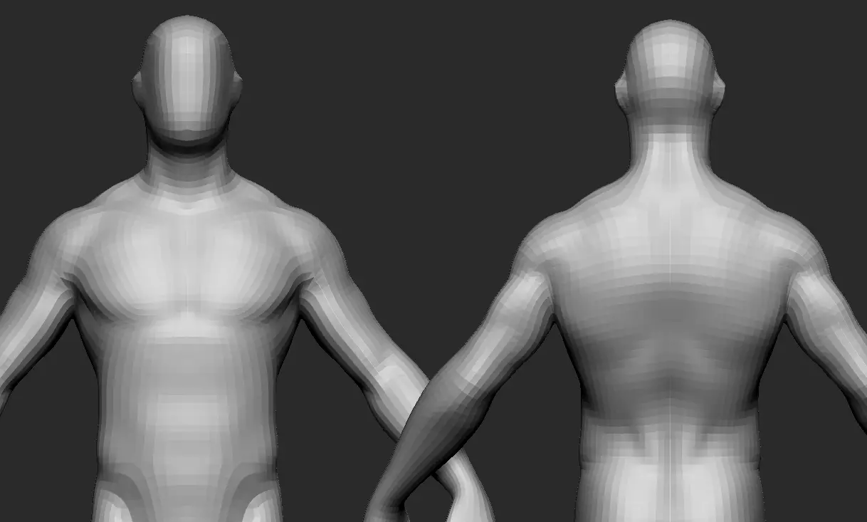 Male Basemesh 3D model