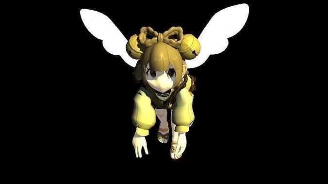 Yoa Yoa Animated Character Free low-poly 3D model