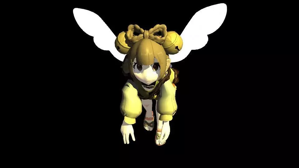 Yoa Yoa Animated Character Free low-poly 3D model_0