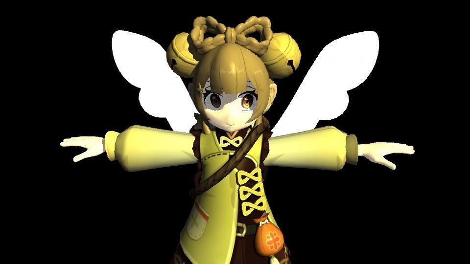 Yoa Yoa Animated Character Free low-poly 3D model_2