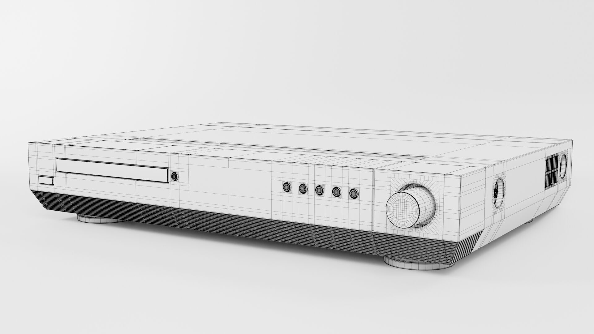 DVD Player with Speaker set CG1 3D model_6