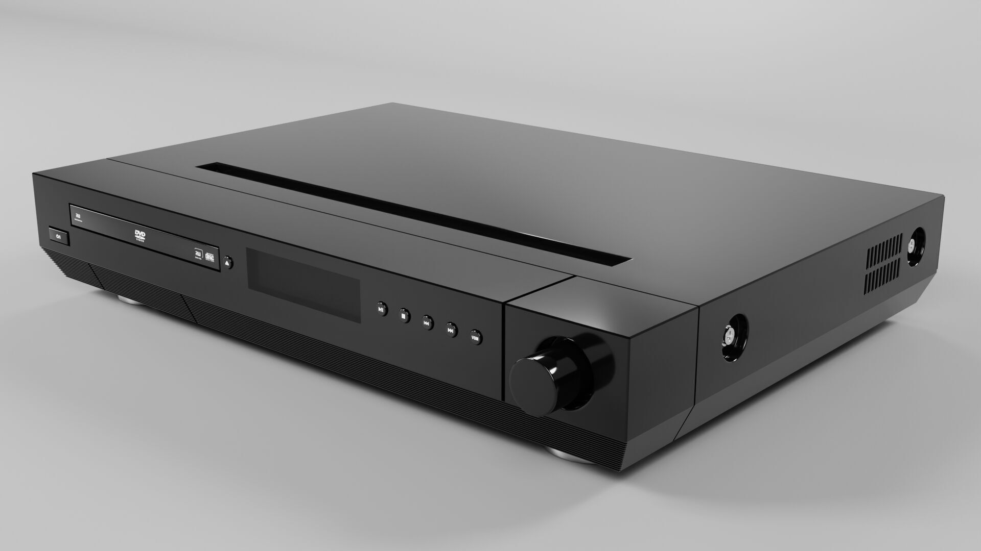 DVD Player with Speaker set CG1 3D model_4