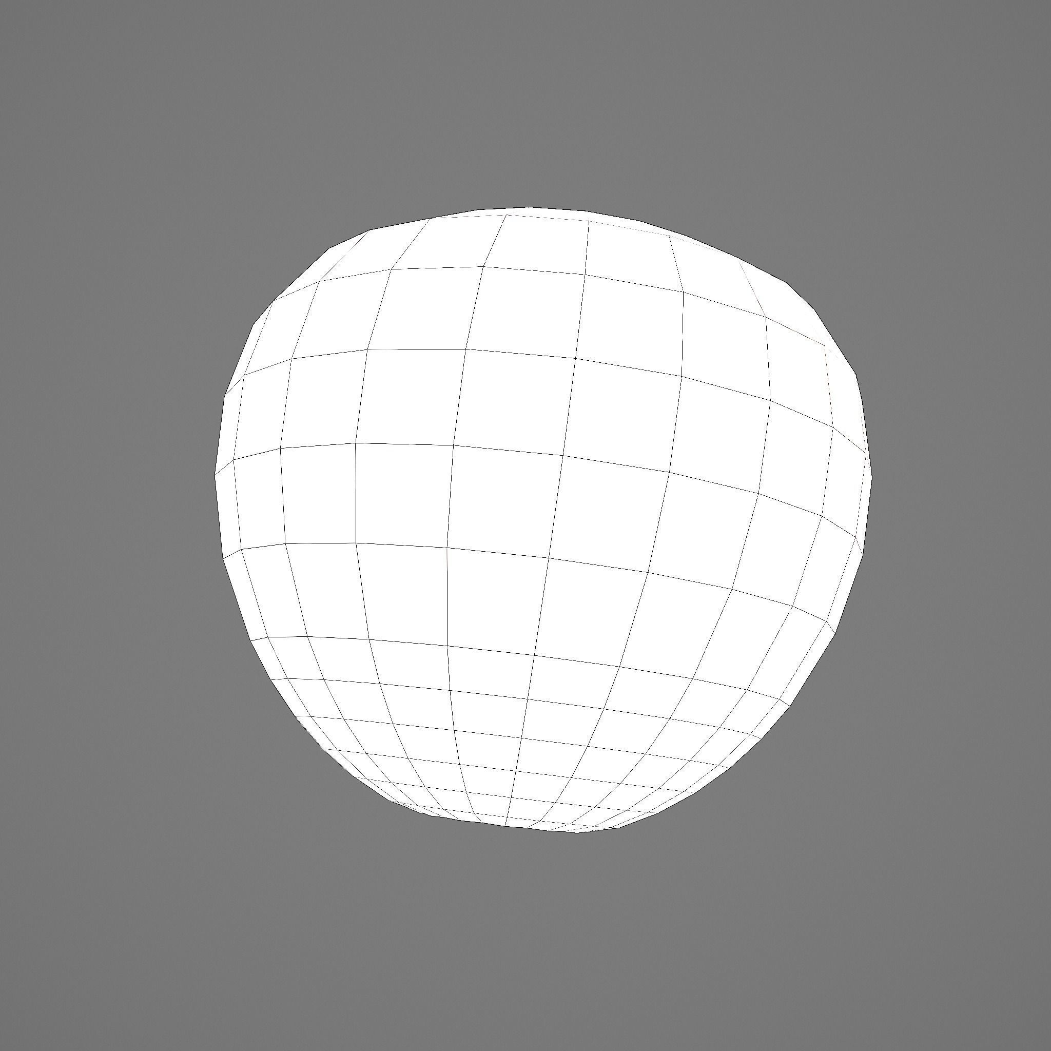 Green Apple  Free low-poly 3D model_23