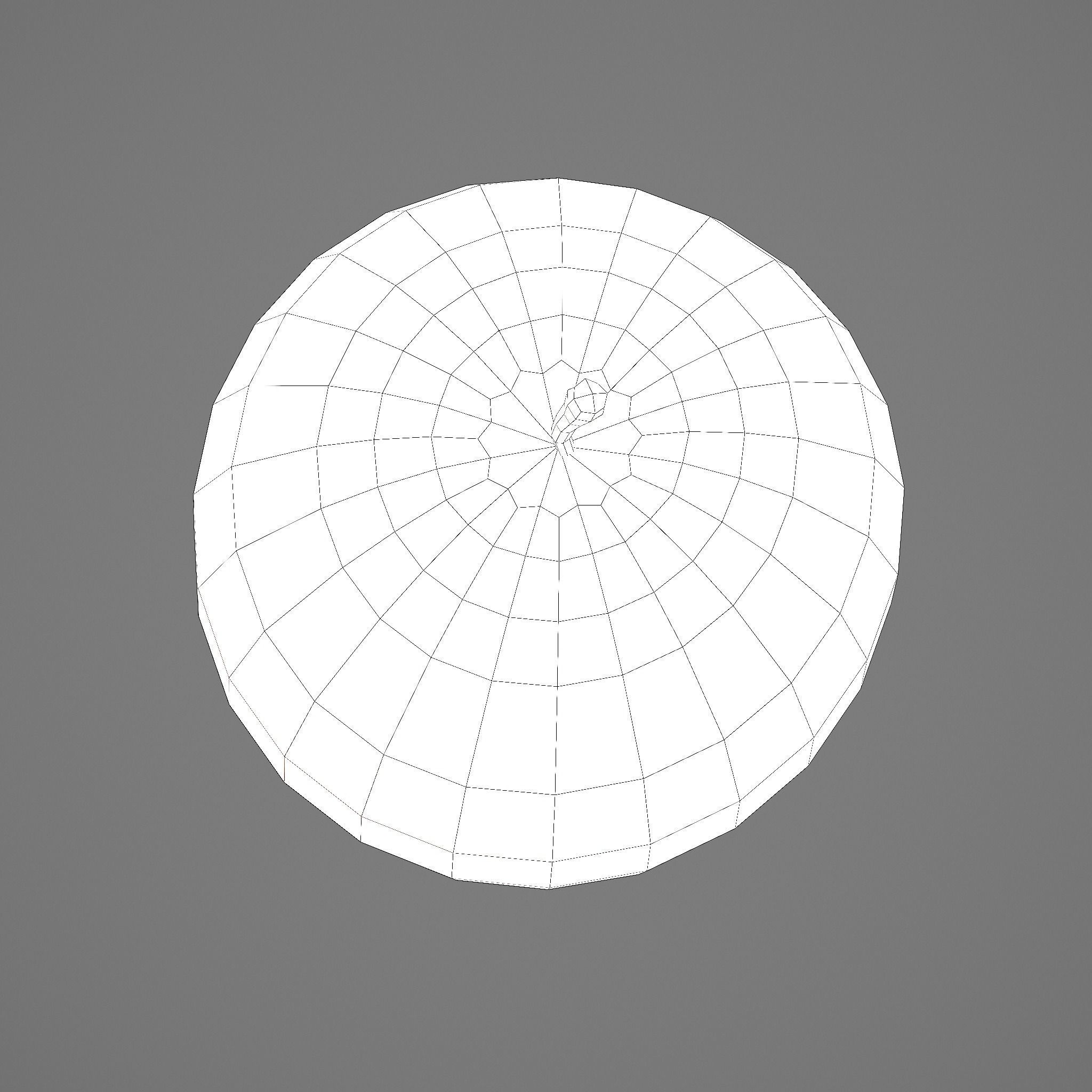 Green Apple  Free low-poly 3D model_22