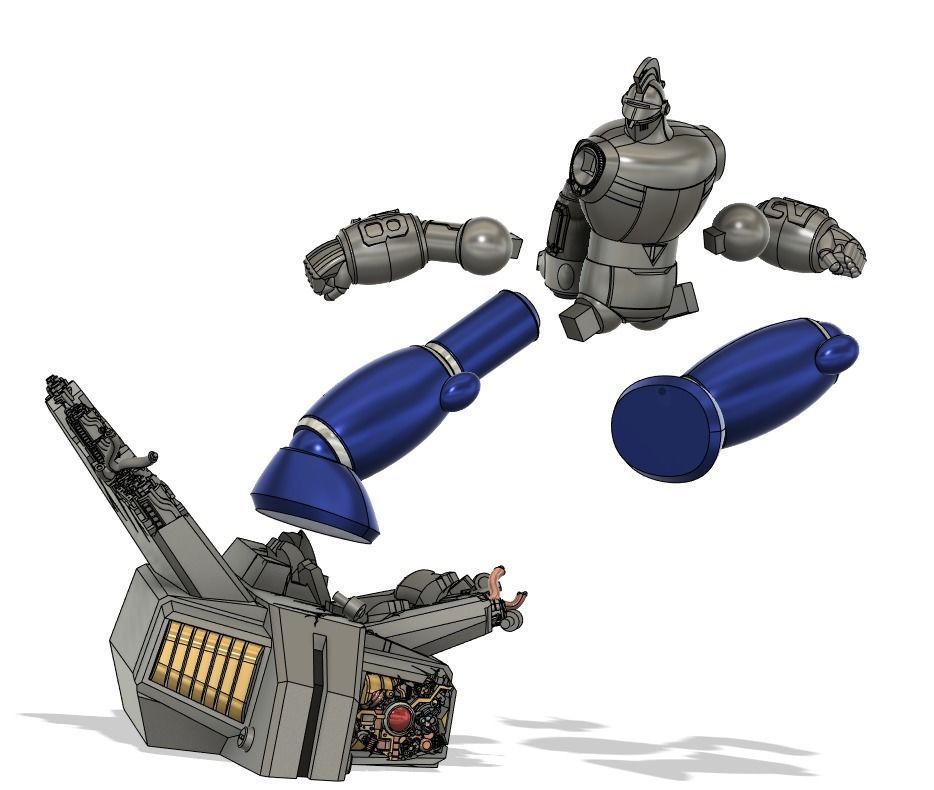 big scale tetsujin 28 fling kick statue figure 3d printing 3D print model_1