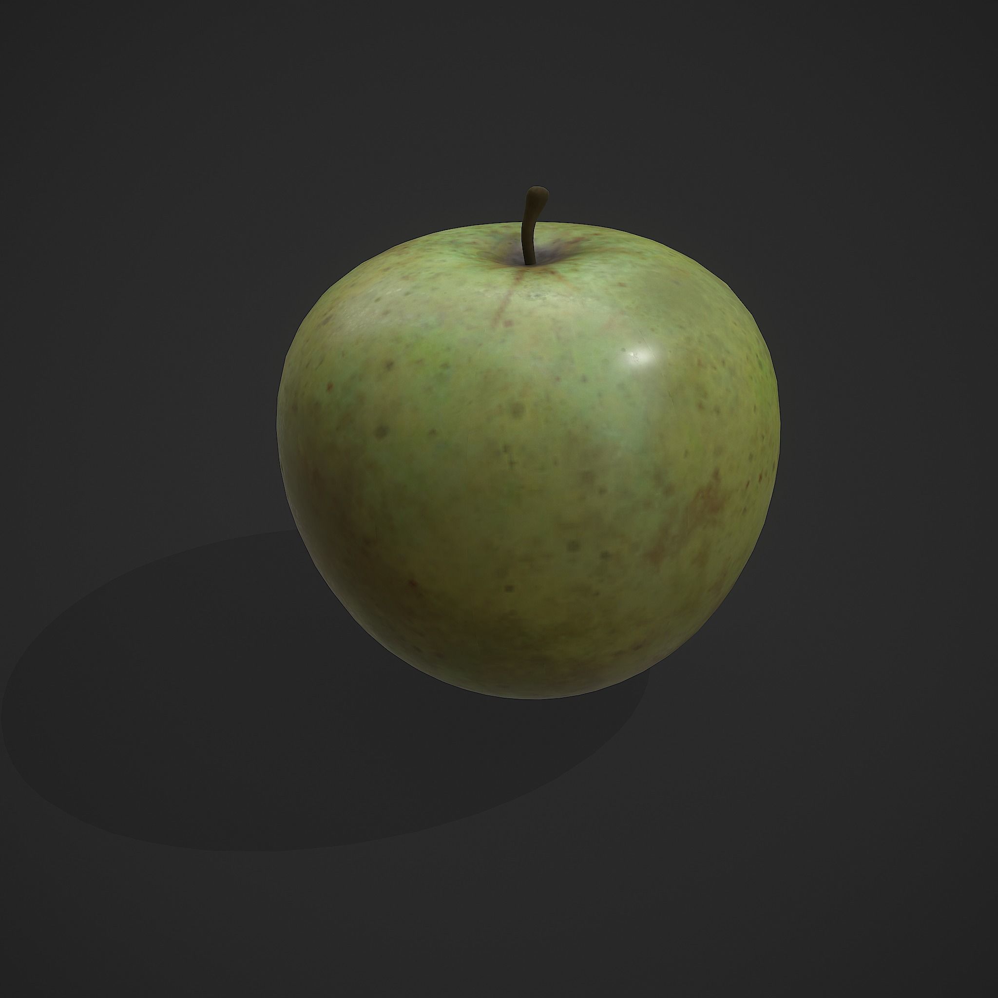 Red and Green Apple  3D Model Collection_33