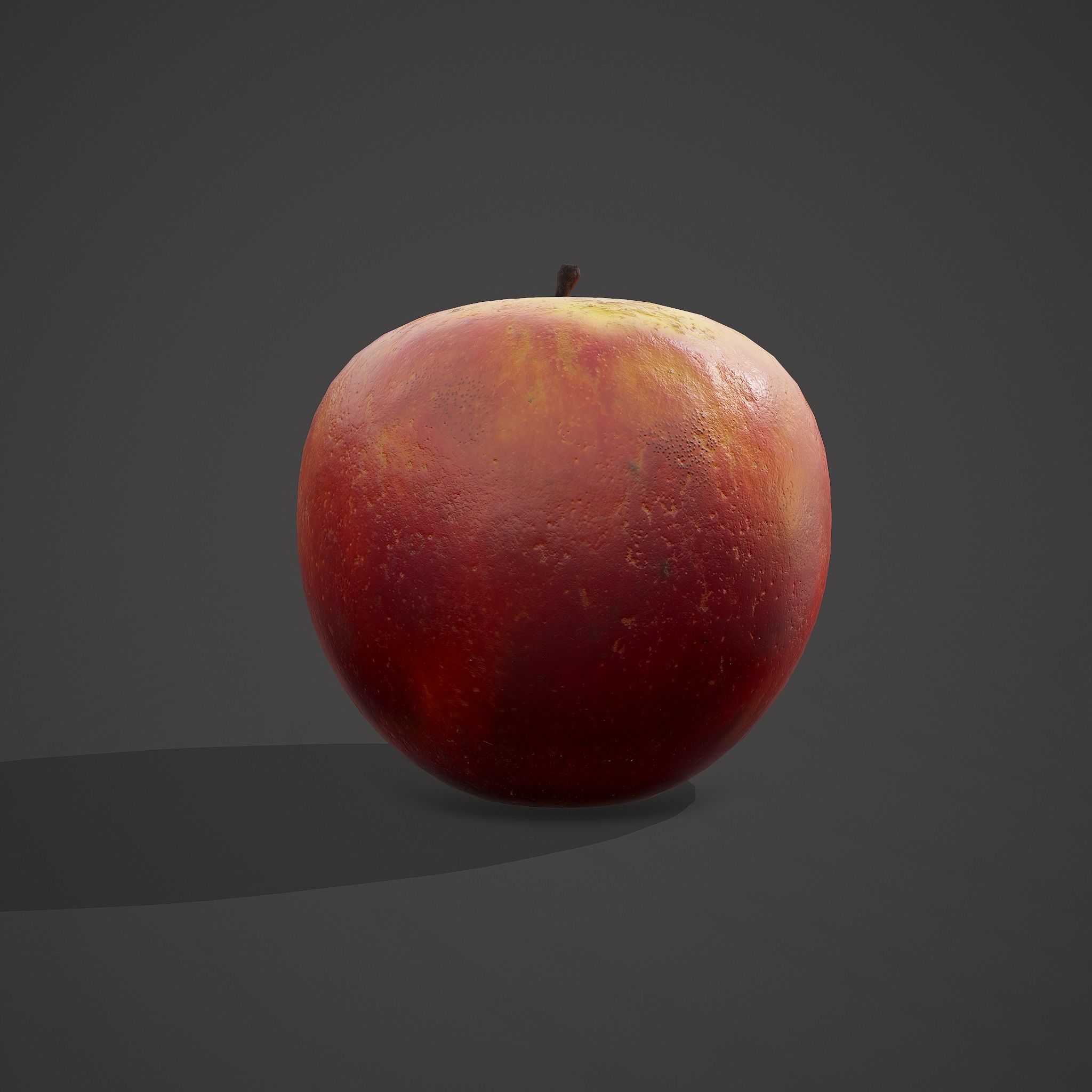 Red and Green Apple  3D Model Collection_17