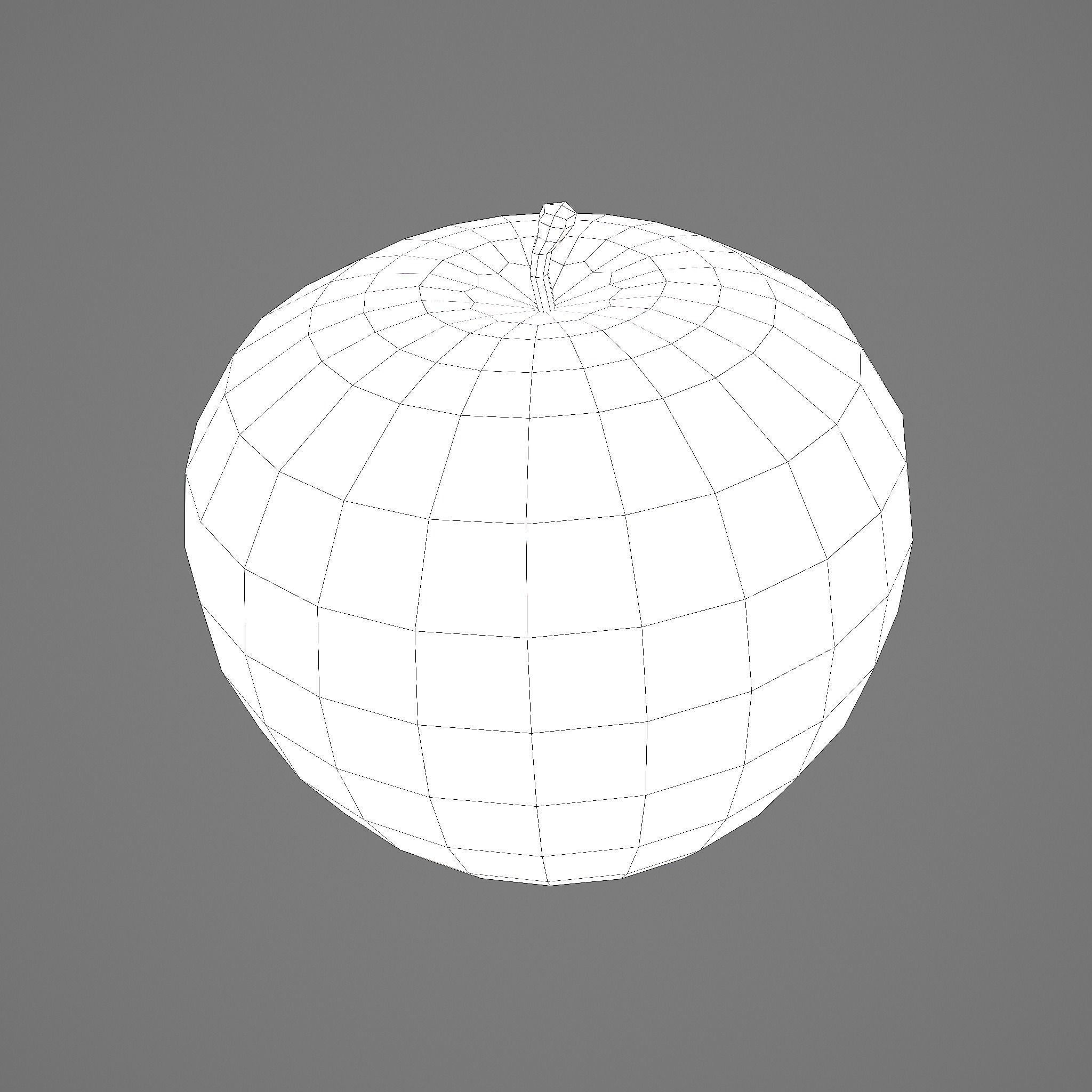 Red and Green Apple  3D Model Collection_48