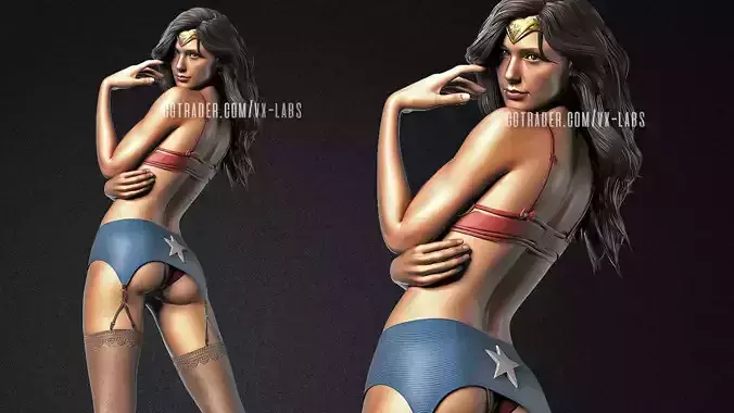 Diana Prince -  Wonder Woman 3D print model