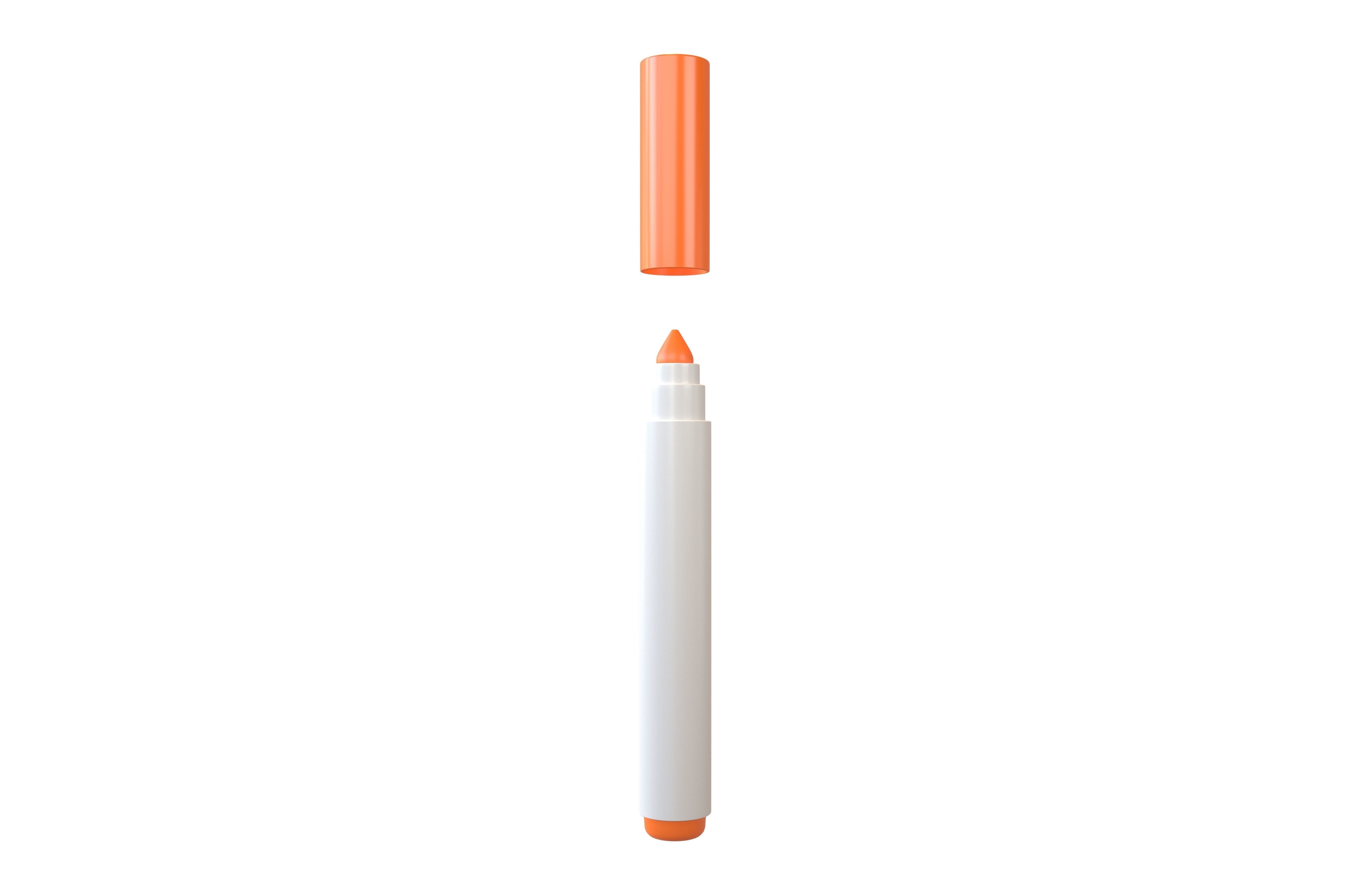 Markers v1 Pack 01 Low-poly 3D model_19