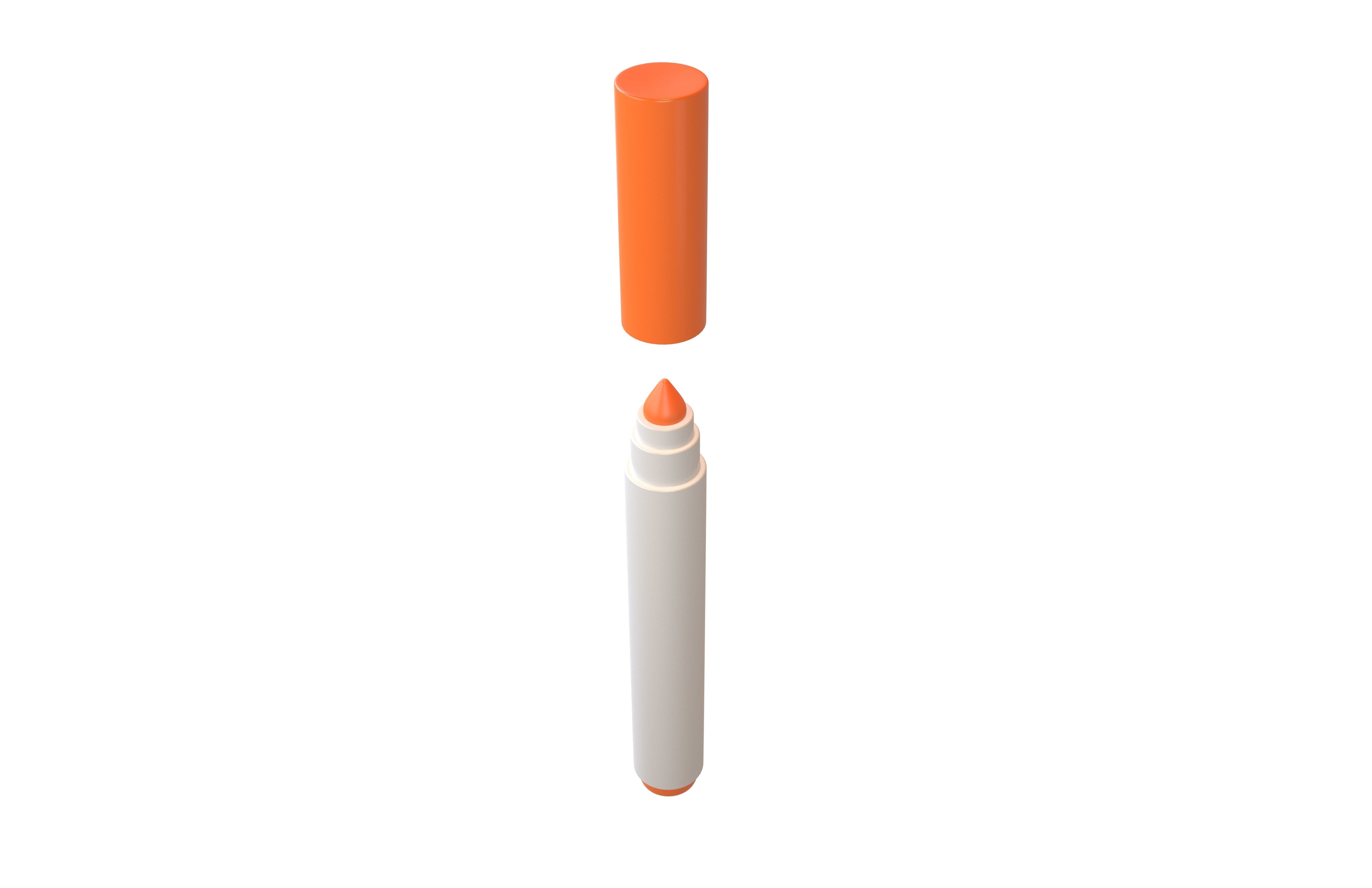 Markers v1 Pack 01 Low-poly 3D model_17