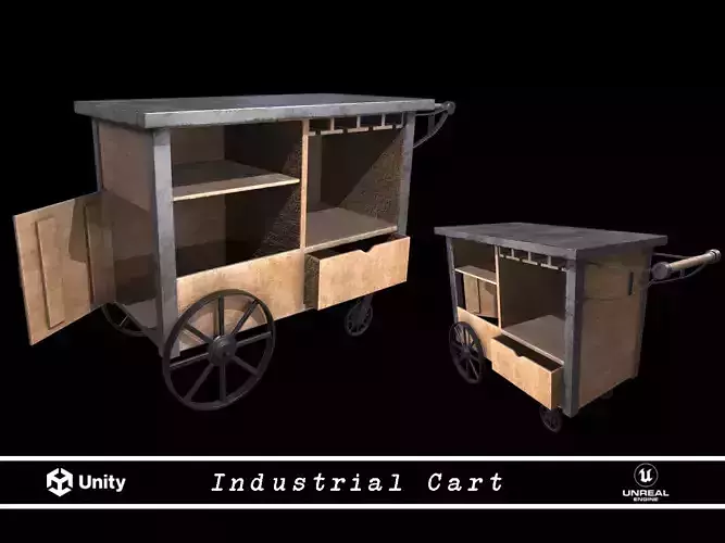 Industrial Service Food Cart