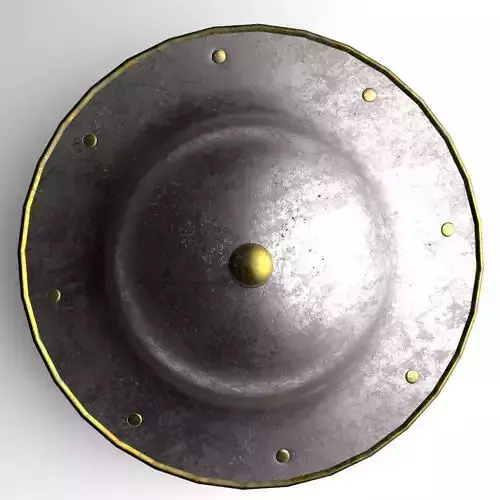 Medieval Steel Buckler