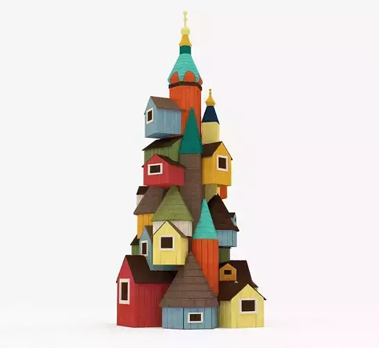 Finland Landmark Design  Wood Sculpture