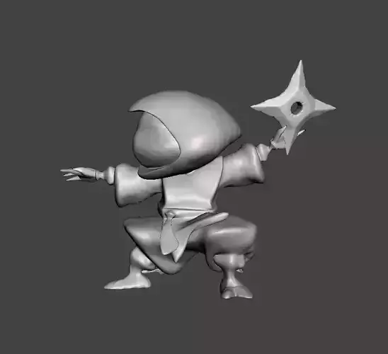 Kennen 3D Model character holding star