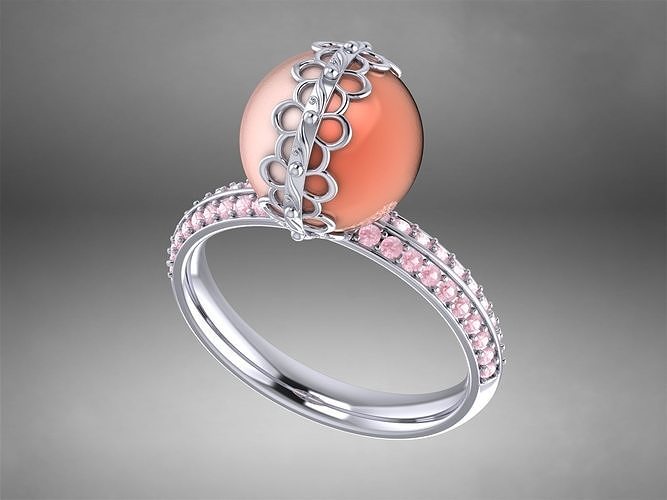 Ring Earrings Pendant  Set Gorgeous Cherry 3D print model