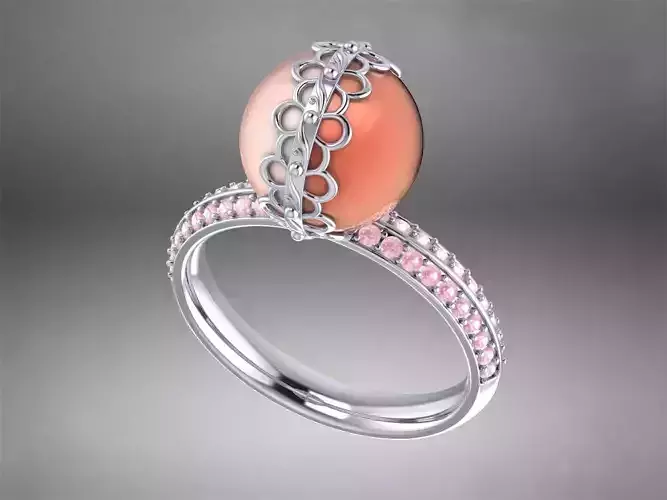 Ring Earrings Pendant  Set Gorgeous Cherry