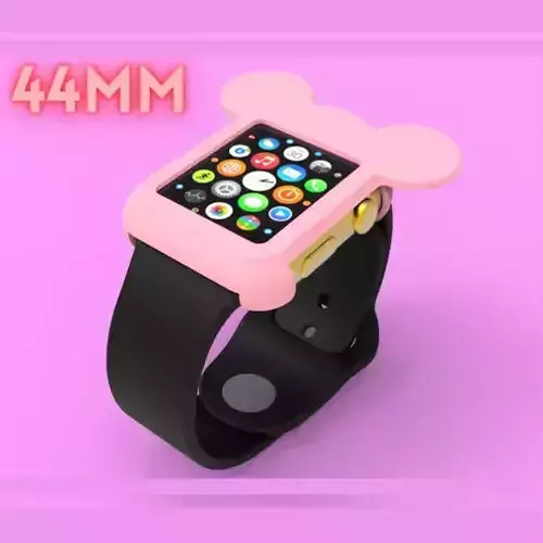 Mickey Mouse Apple Watch Ears Case Cover 44mm 3D model