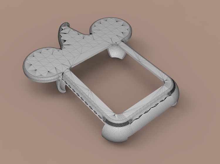 Hat With Mickey Mouse Apple Watch Ears Case Cover 40mm 3D model 3D model_4