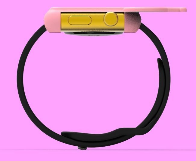 Hat With Mickey Mouse Apple Watch Ears Case Cover 40mm 3D model 3D model_1