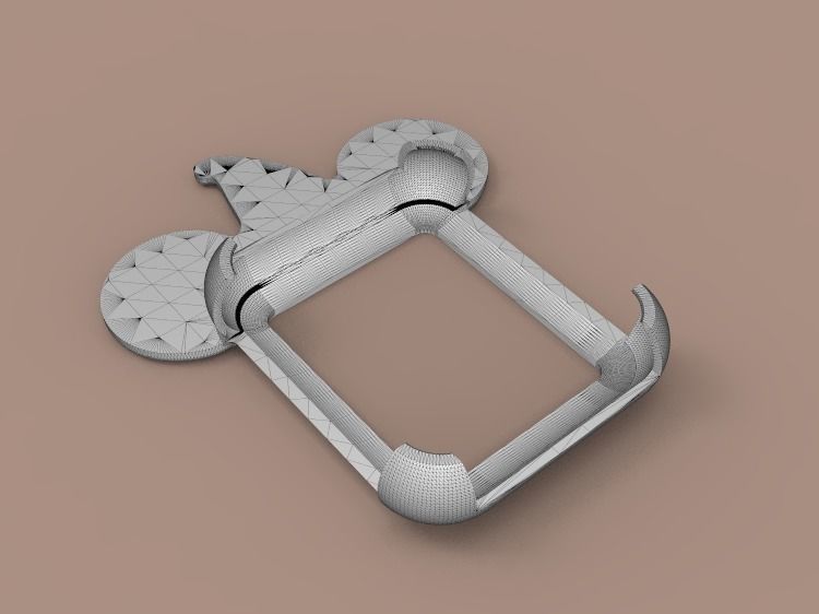 Hat With Mickey Mouse Apple Watch Ears Case Cover 40mm 3D model 3D model_5