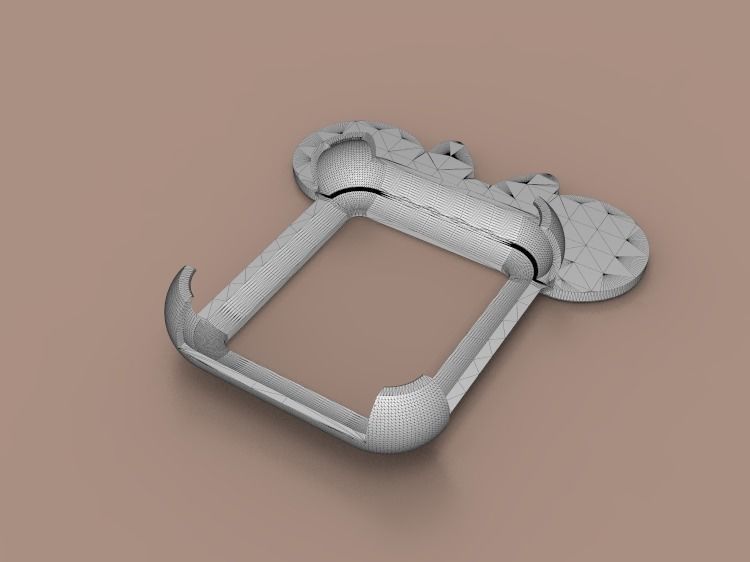 Bow With Mickey Mouse Apple Watch Ears Case Cover 40mm 3D model 3D model_7