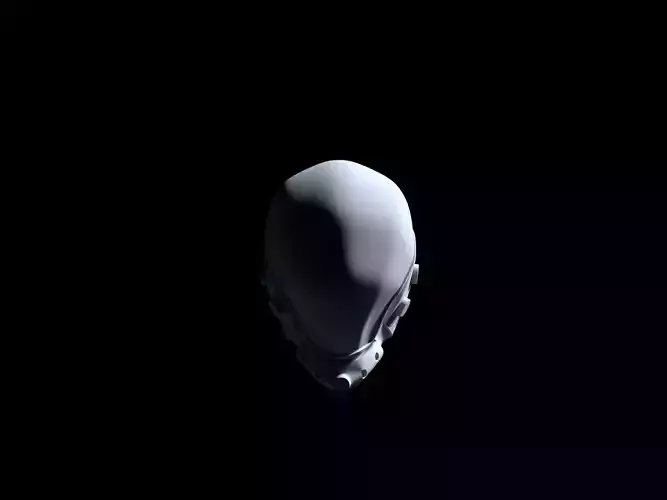 Pilot Helmet Low-poly 3D model
