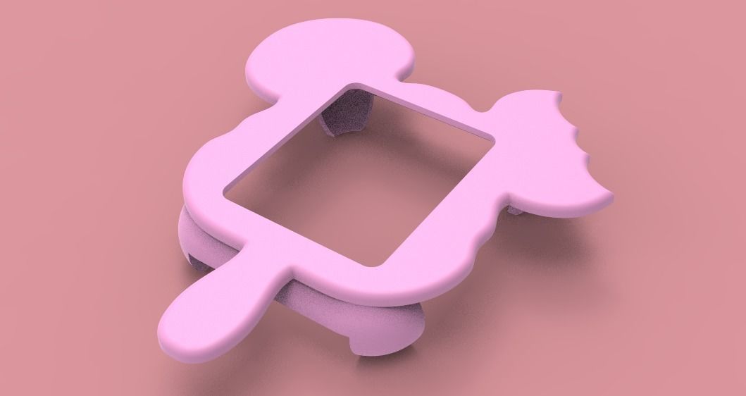 Mickey Mouse Tail Apple Watch Ears Case Cover 40mm 3D model 3D model_1