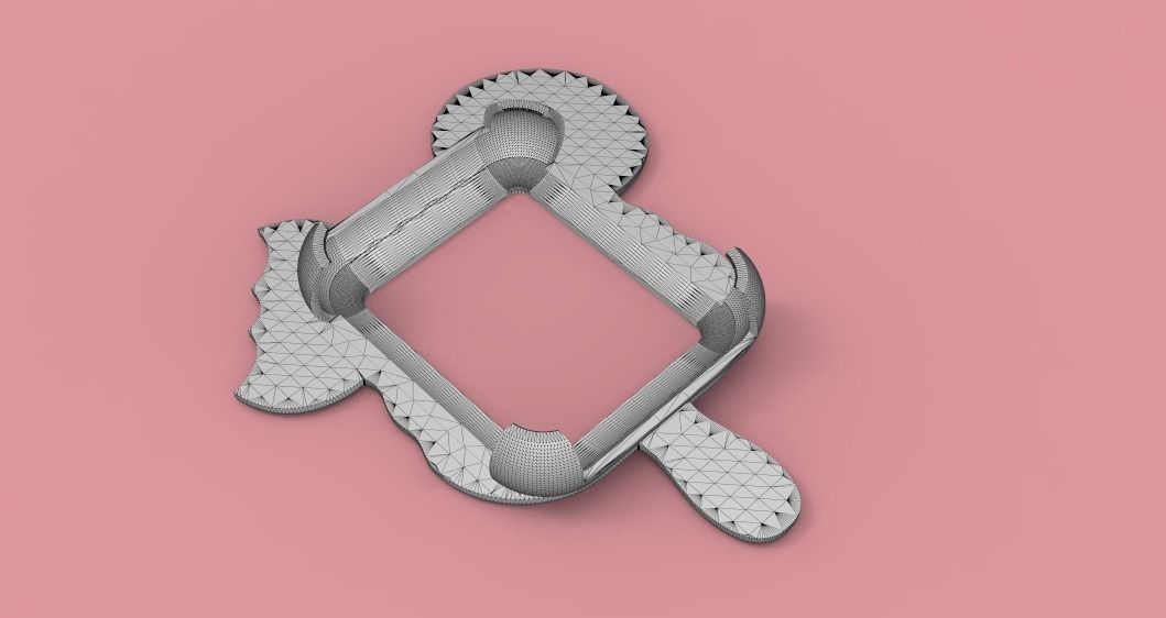 Mickey Mouse Tail Apple Watch Ears Case Cover 40mm 3D model 3D model_4