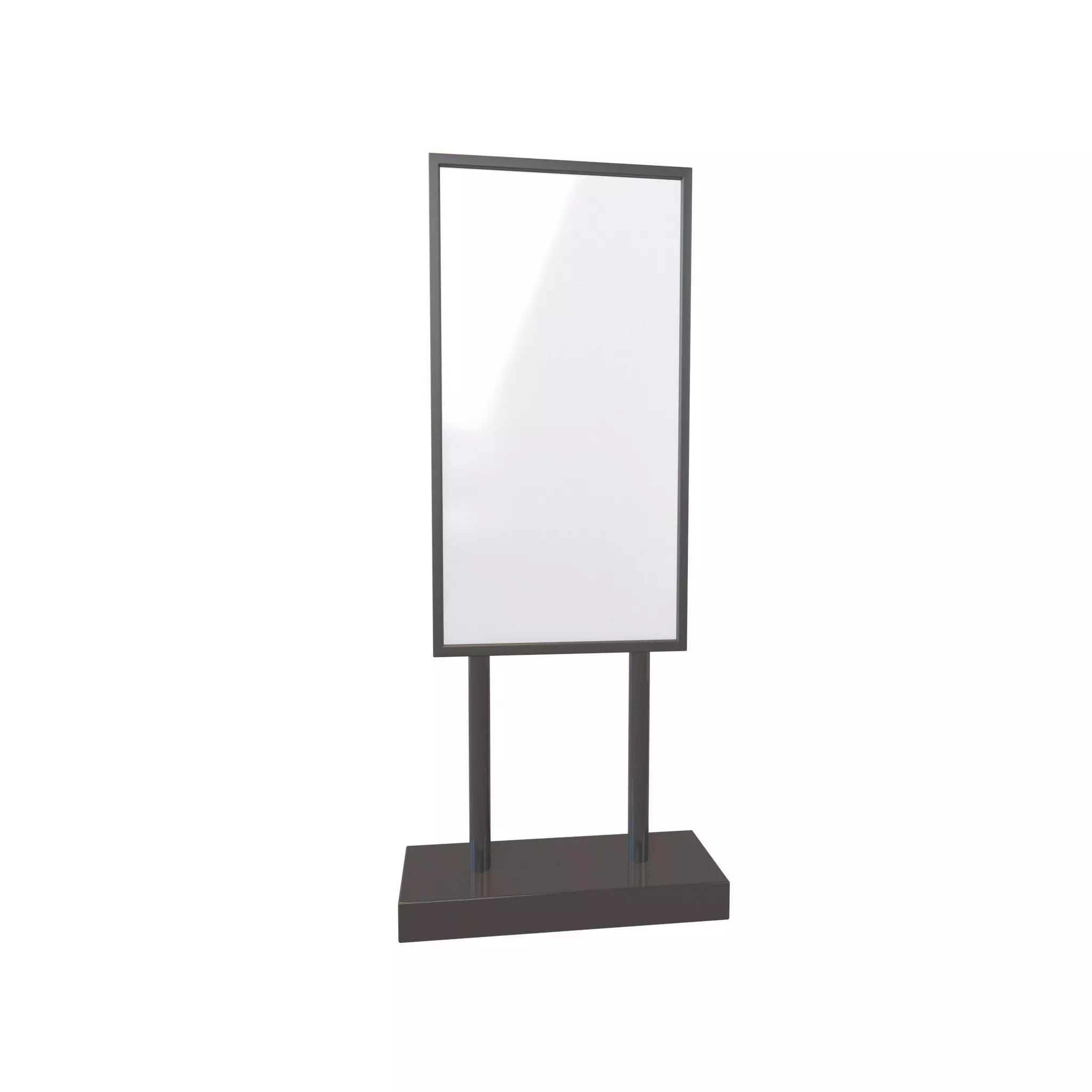 Advertising Display Mockup v1 001 Low-poly 3D model_0