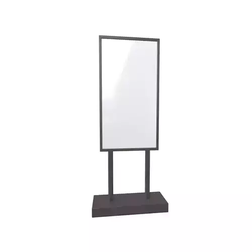 Advertising Display Mockup v1 001 Low-poly 3D model