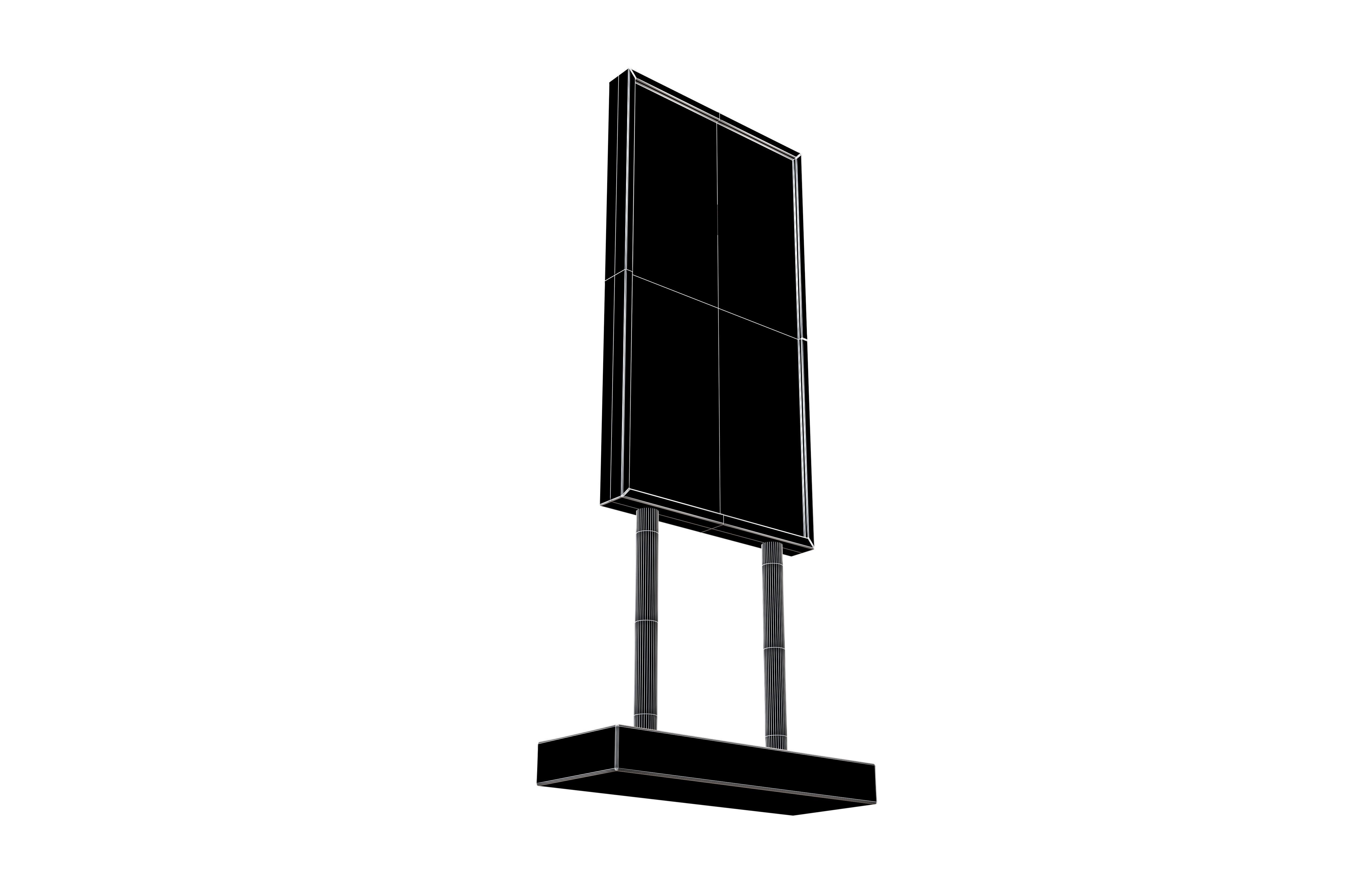 Advertising Display Mockup v1 002 Low-poly 3D model_6