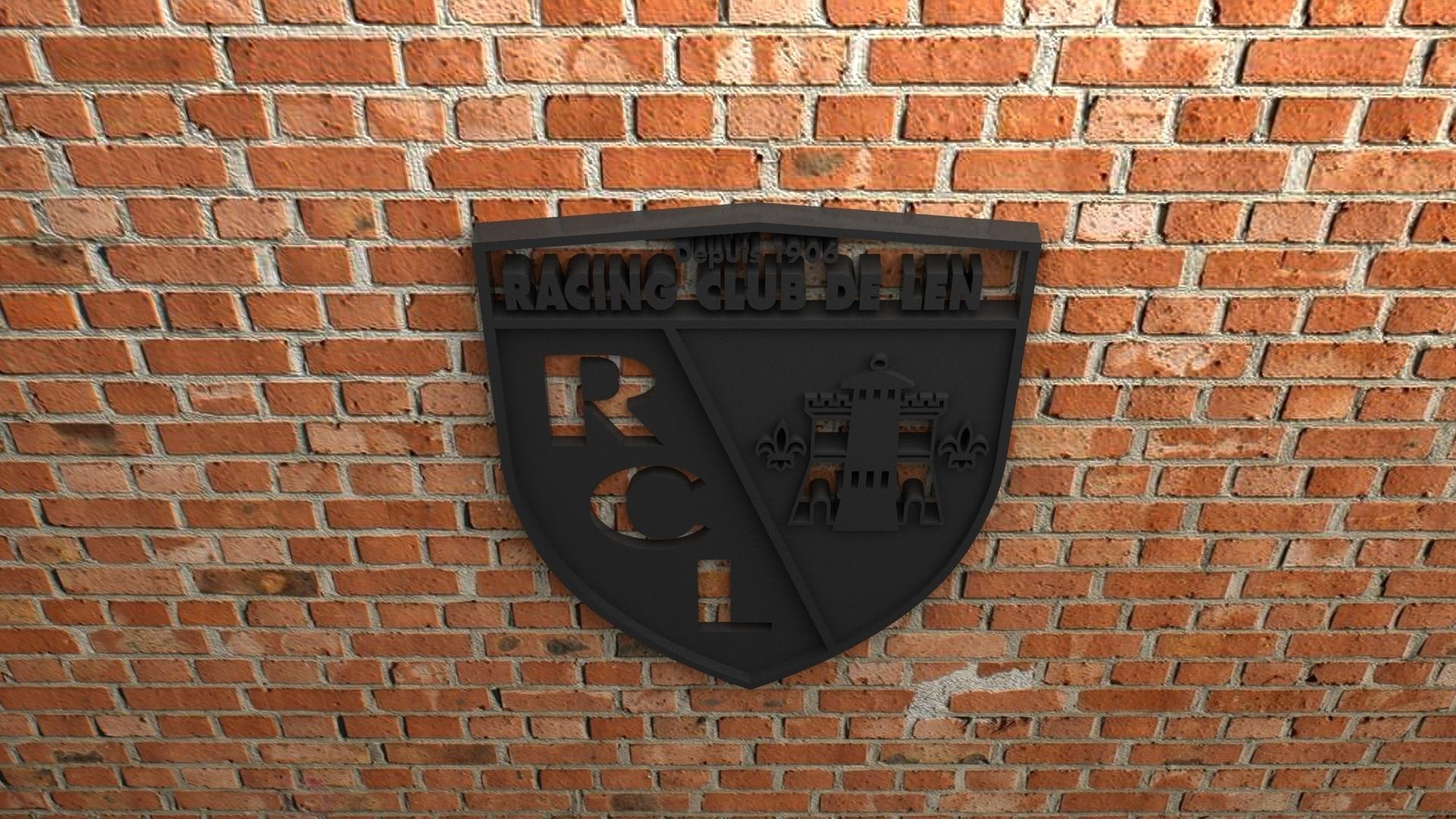 RC Lens Logo 3D print model_2