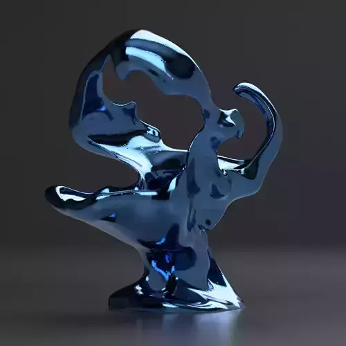 Art Vase for interior and 3D printing