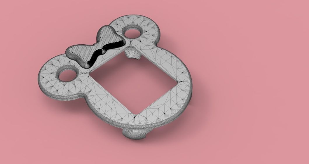 Mickey Mouse Face Apple Watch Ears Case Cover 42mm 3D model 3D model_4