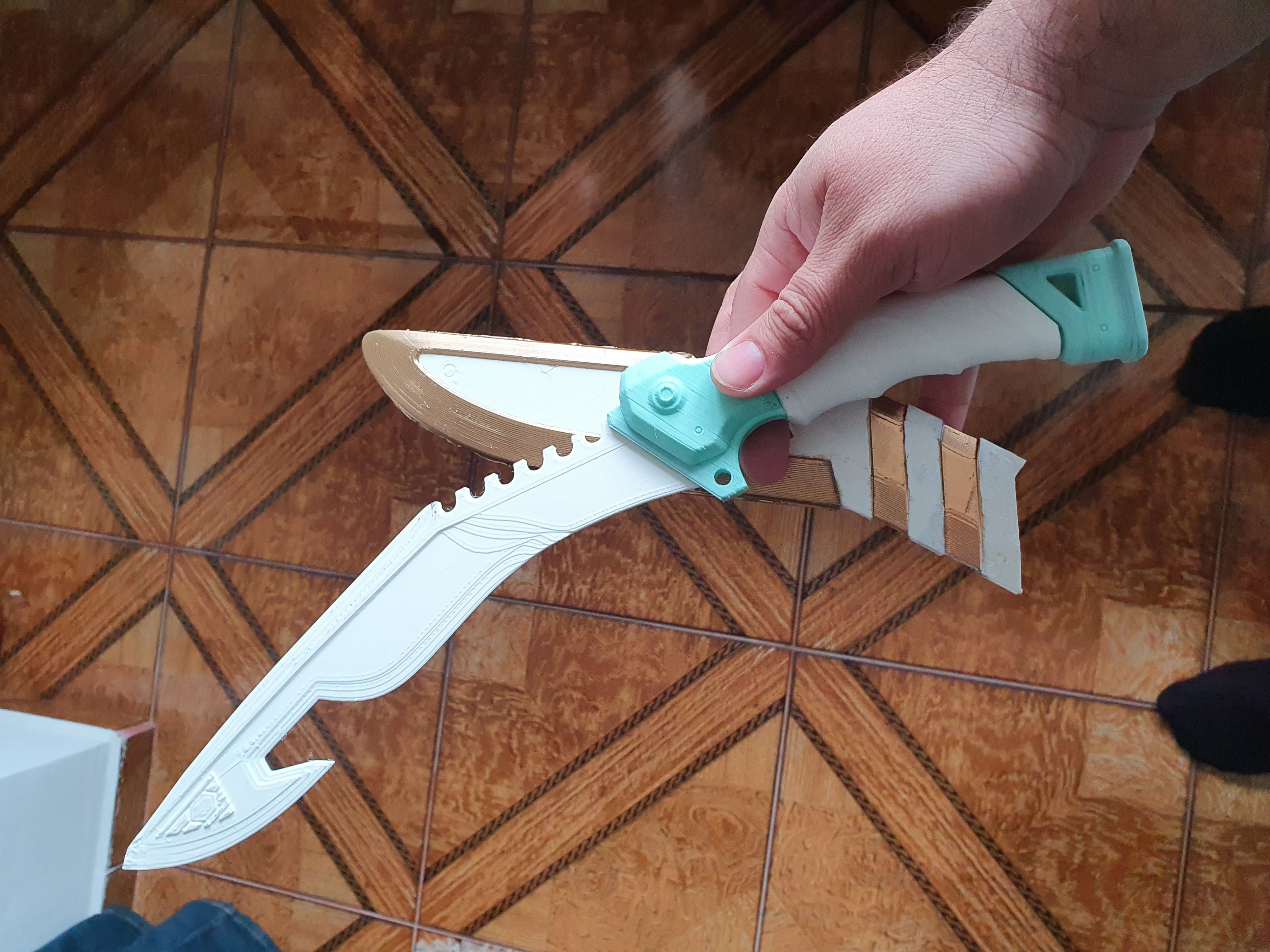 BANGALORE COLD STEEL APEX LEGENDS HEIRLOOM STL 3D print model_4