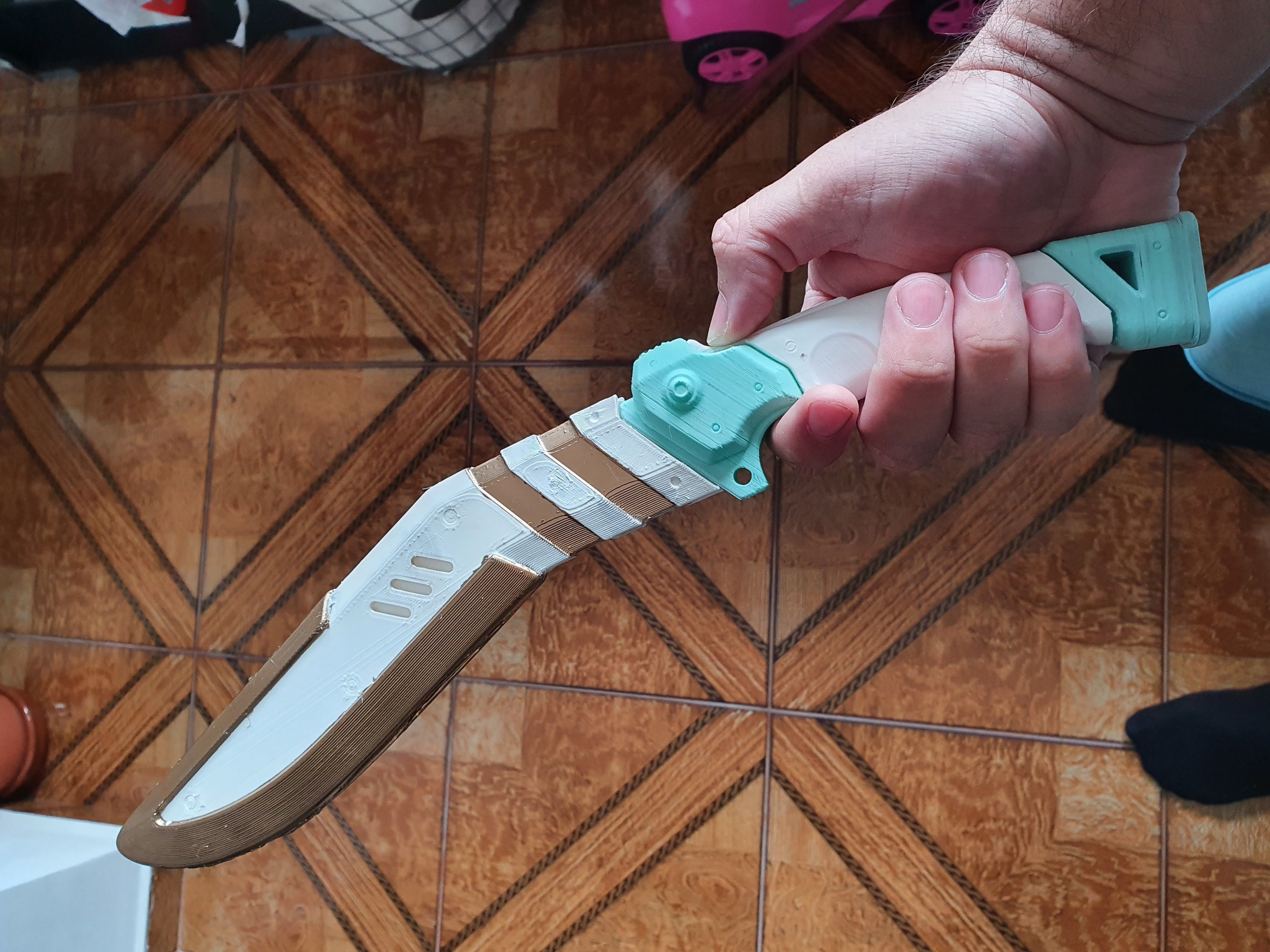 BANGALORE COLD STEEL APEX LEGENDS HEIRLOOM STL 3D print model_3