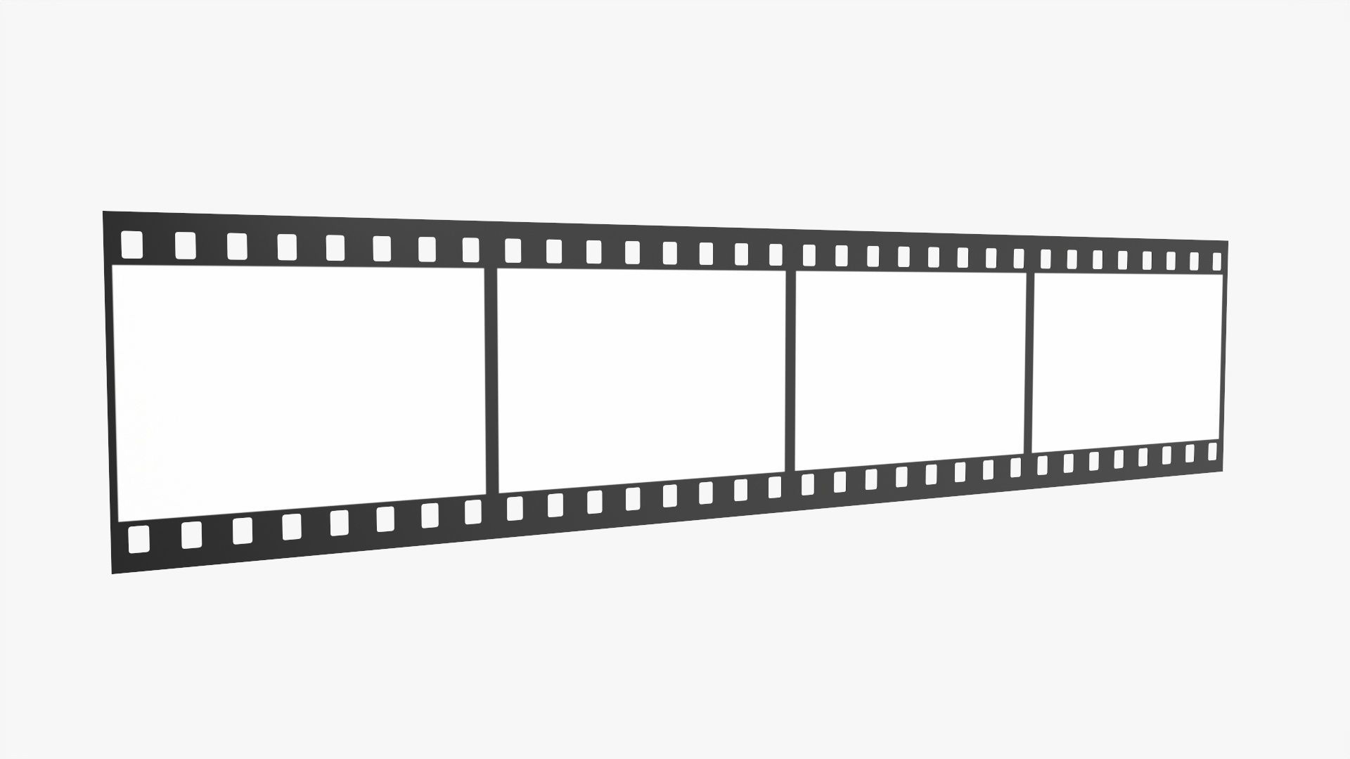 Photographic film mockup 02 3D model_1