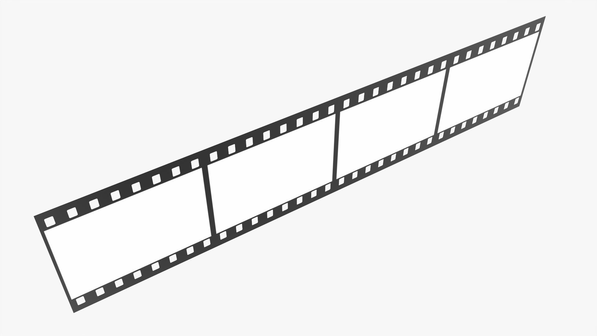 Photographic film mockup 02 3D model_2