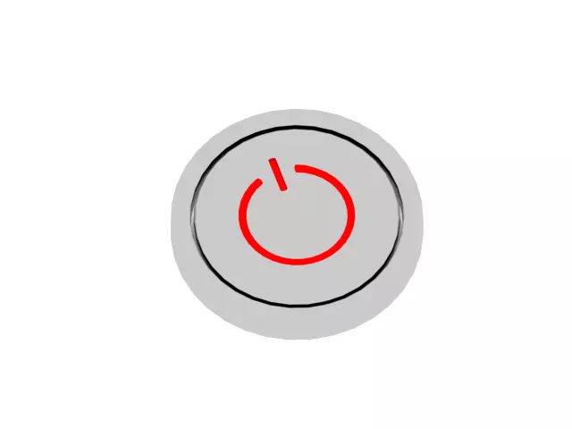 switch button Free low-poly 3D model