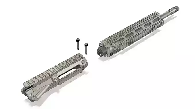 AR-15 Quick Detach Barrel Upper Receiver kit Prototype 1