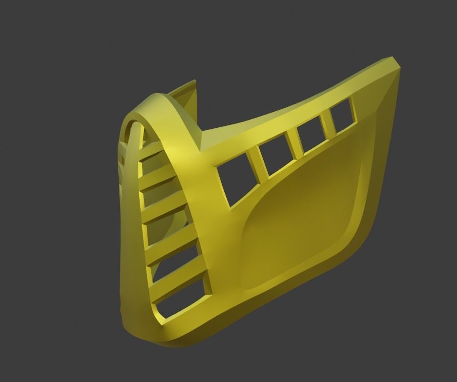 Scorpion mask from Mortal Kombat 11 - Classic 3D print model_4